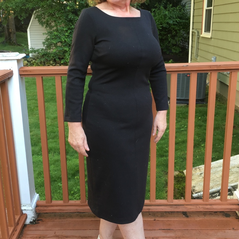 BCBGMaxAzria Black Long Sleeve Dress